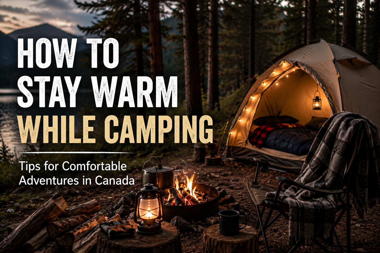 How to Stay Warm While Camping in Canada