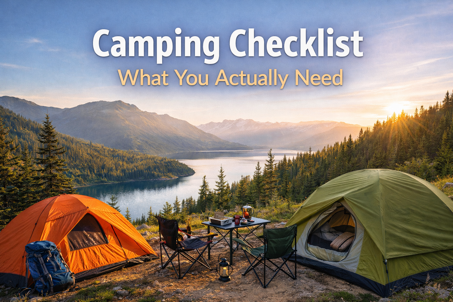 Camping Checklist for Beginners: What You Actually Need (2026)