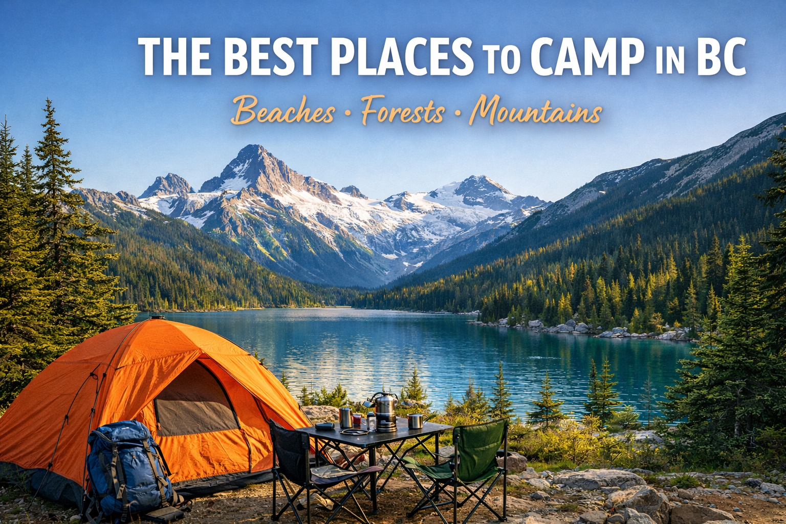The Best Places to Camp in BC: A Guide to Stunning Beaches, Forests & Mountain Views