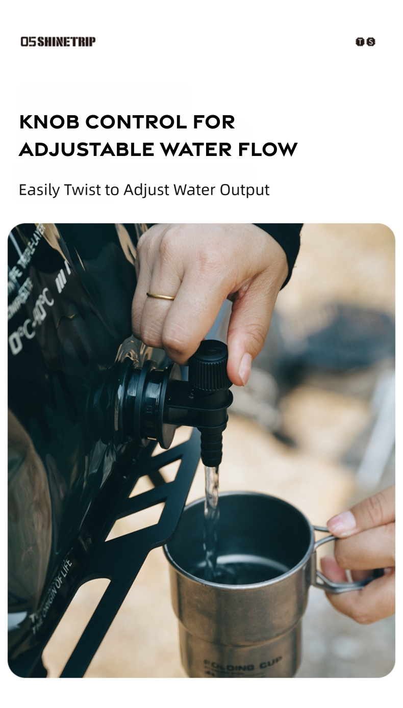 8L Foldable Camping Water Container detail image