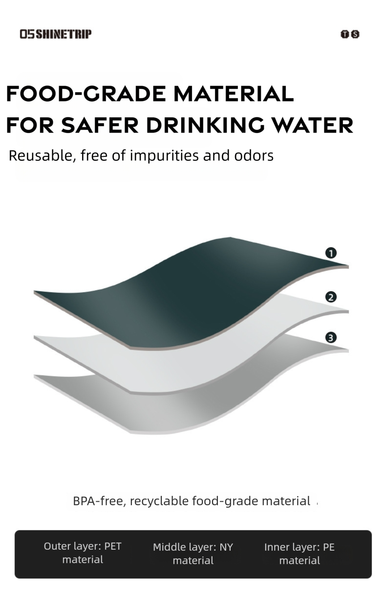 8L Foldable Camping Water Container detail image
