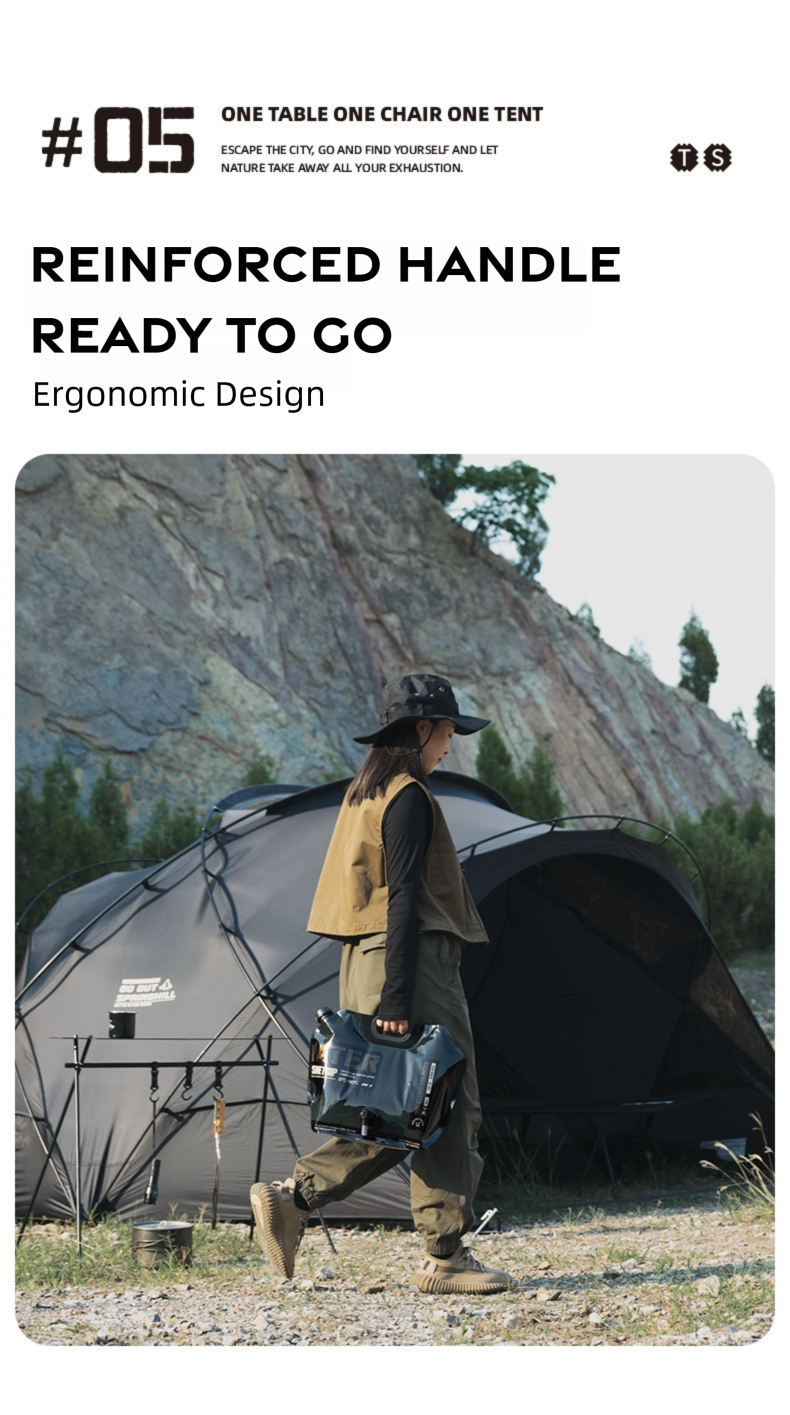 8L Foldable Camping Water Container detail image