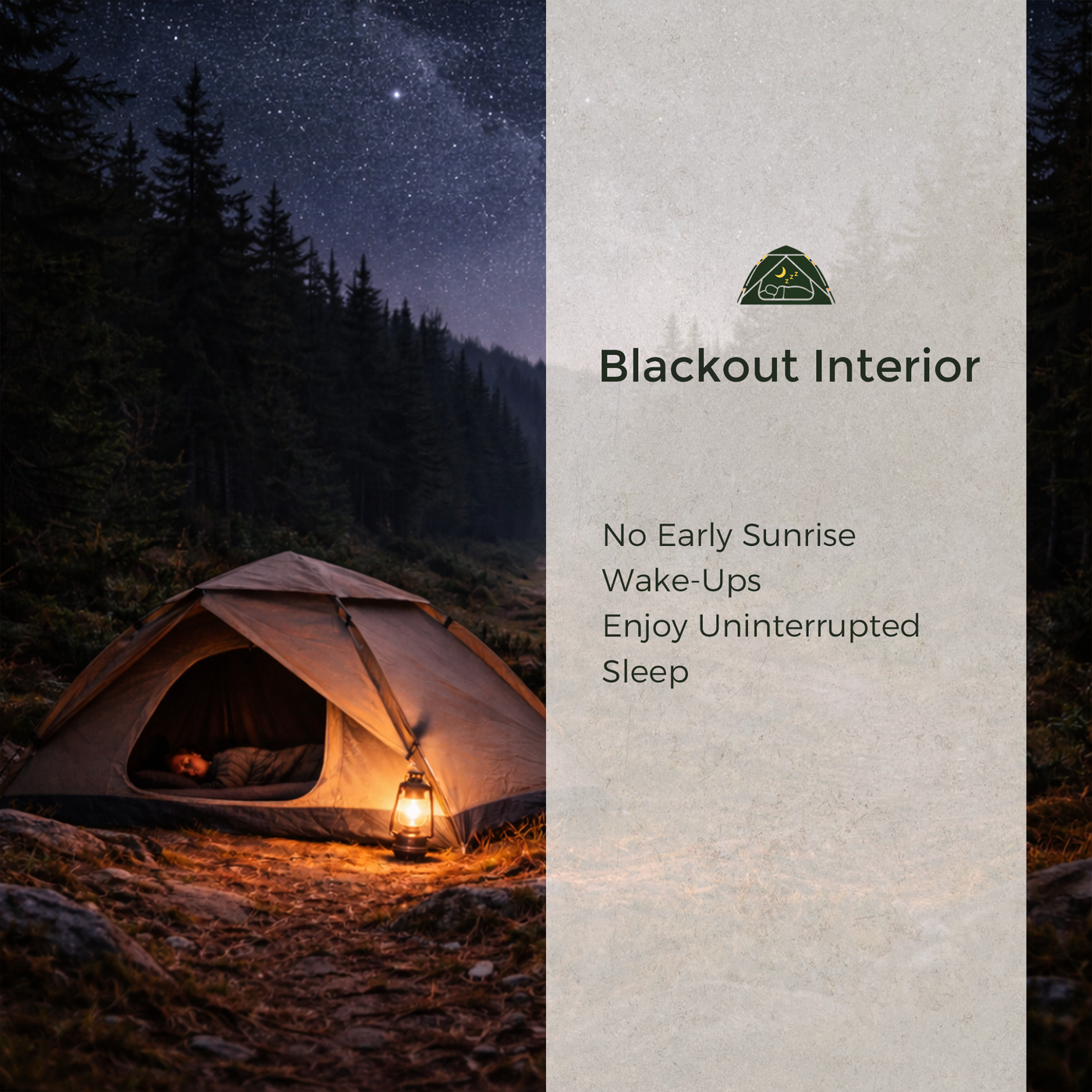 Instant Pop-Up Camping Tent (2-4 Person) · 1-Minute Setup · Waterproof 3000mm detail image