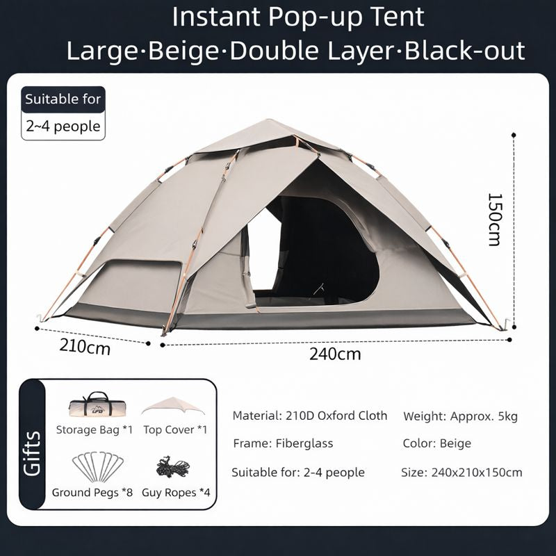 Automatic Pop-Up Camping Tent
