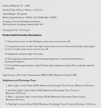 Camping lantern user manual for outdoor use