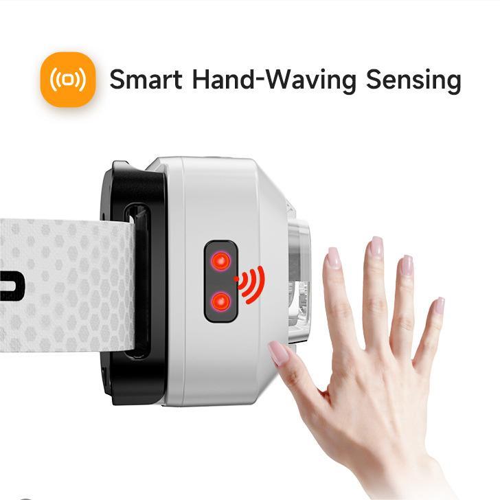 Campstone smart motion sensor outdoor headlight with hands-free wave control