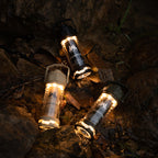 Water resistant camping lantern designed for outdoor use in wet and rugged conditions
