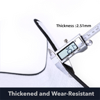 Campstone waterproof camping mat 2.5mm thickness detail showing thickened and wear-resistant multi-layer construction