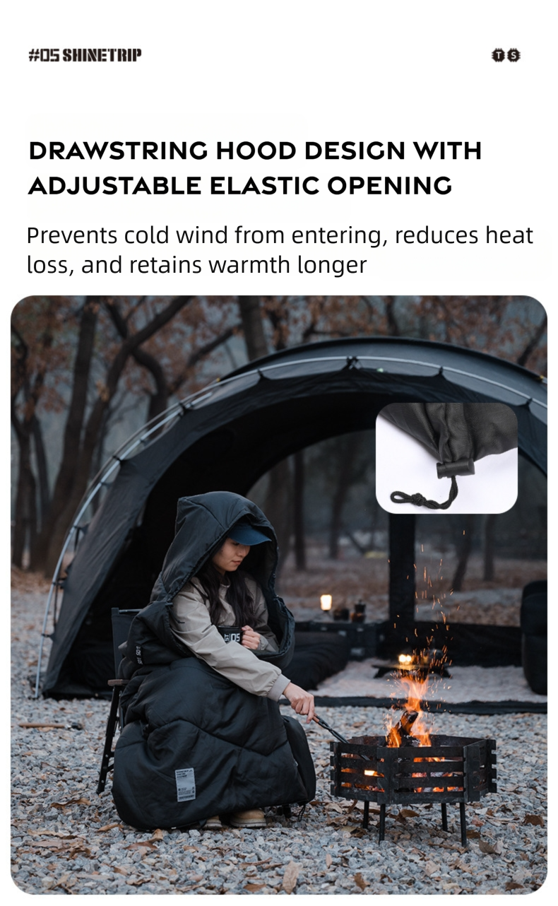 Lightweight Envelope Camping Sleeping Bag detail image