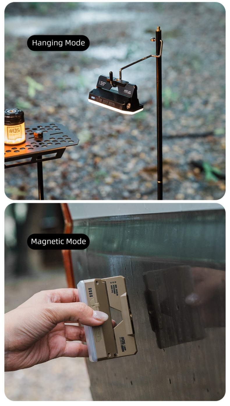 Rechargeable Card Camping Light detail image