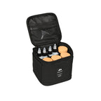 black camping spice kit set with bottles and storage bag