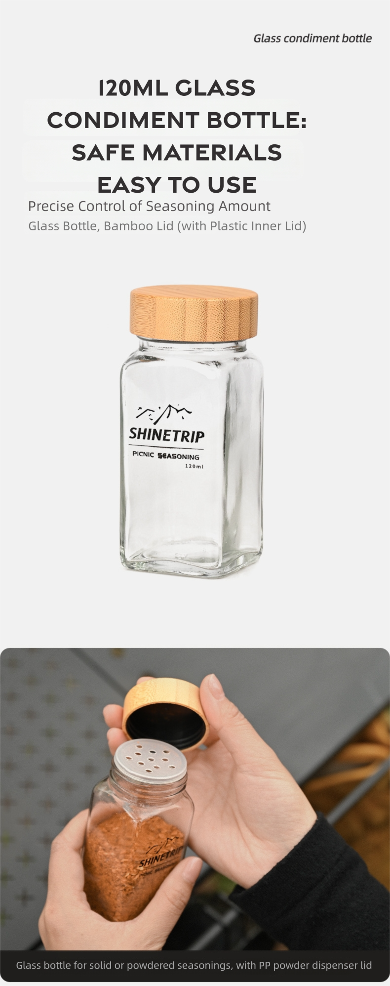Camping Seasoning Bottle set detail image