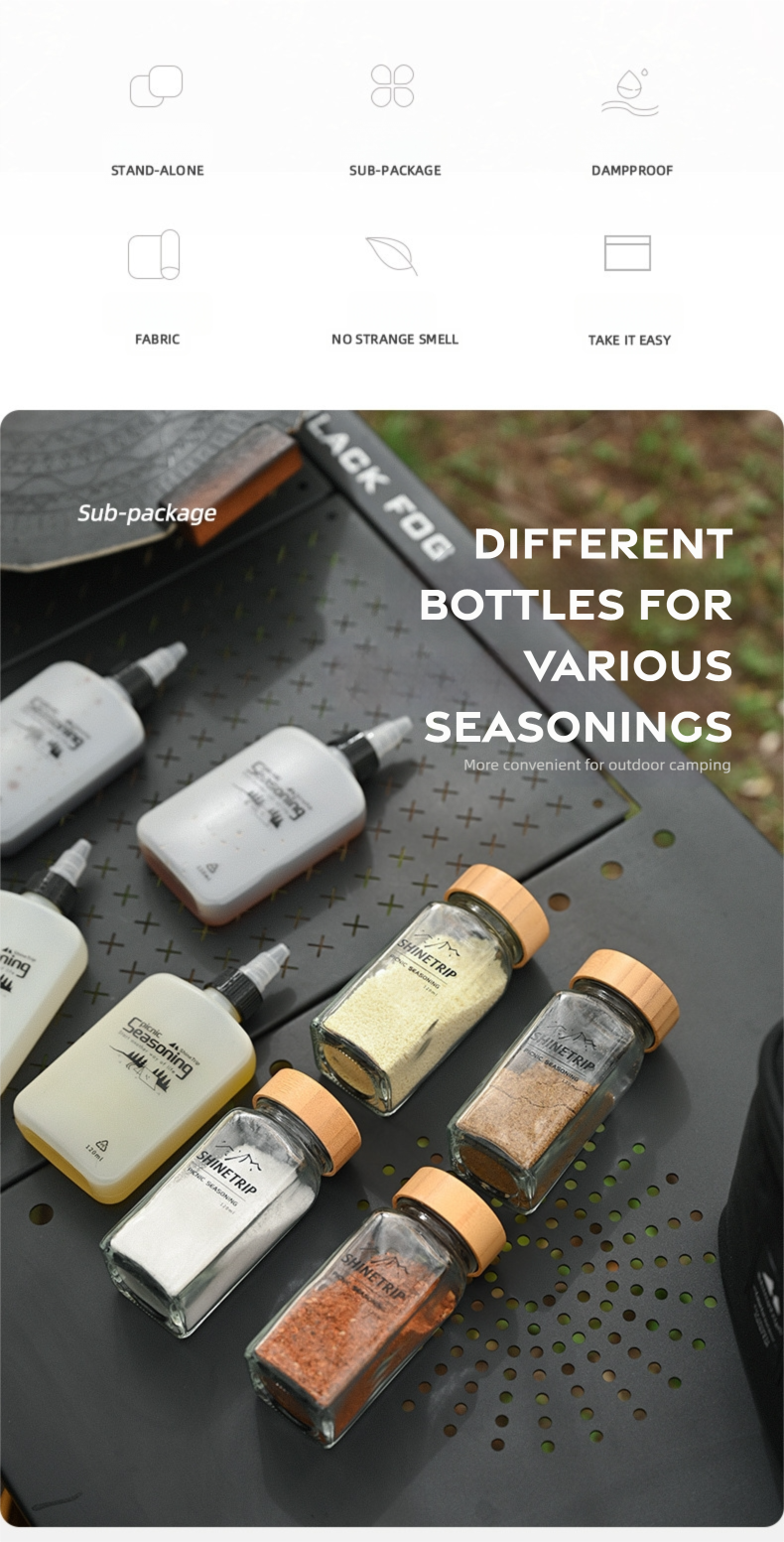 Camping Seasoning Bottle set detail image