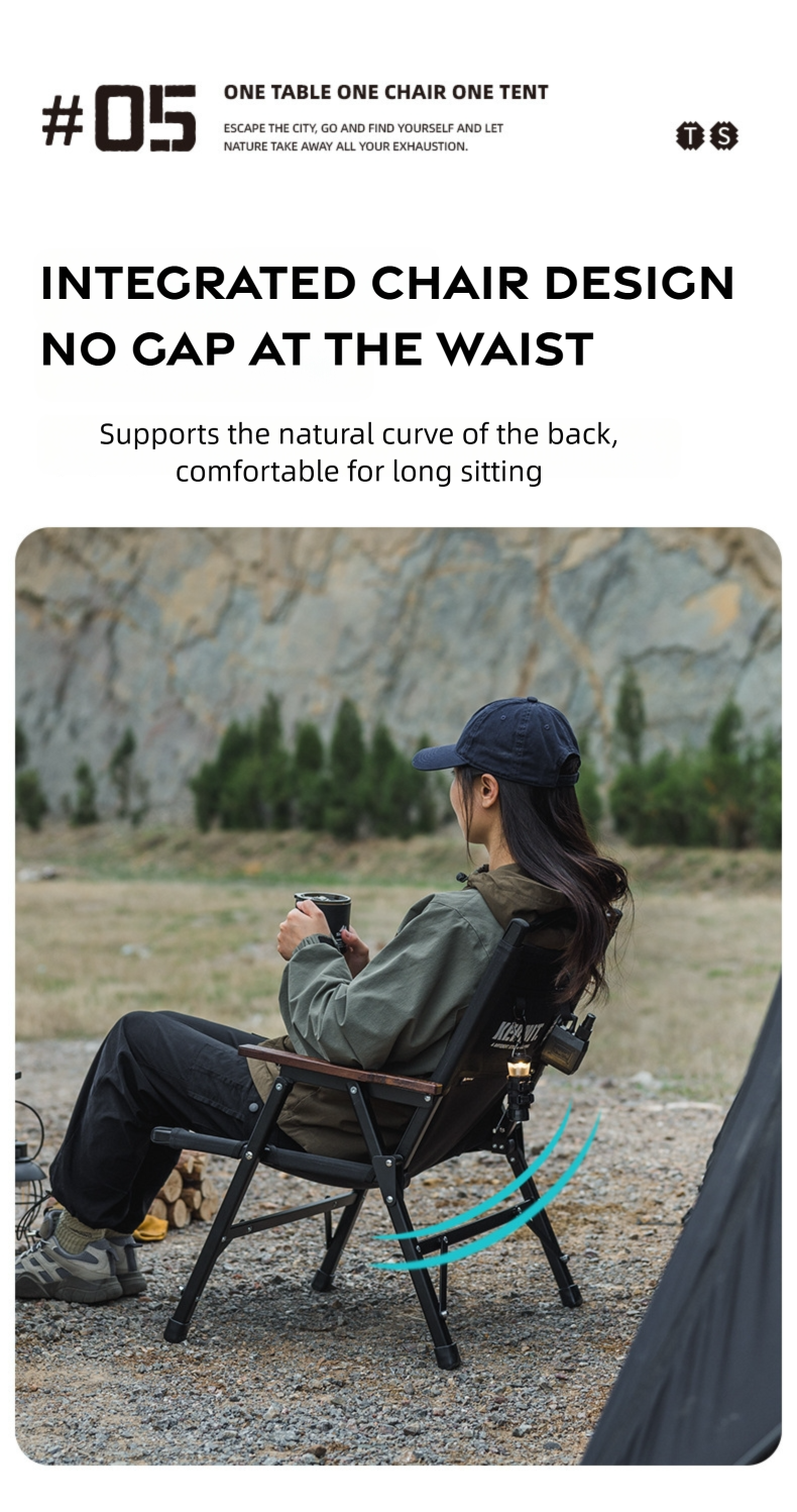 Kermit Foldable Camping Chair detail image