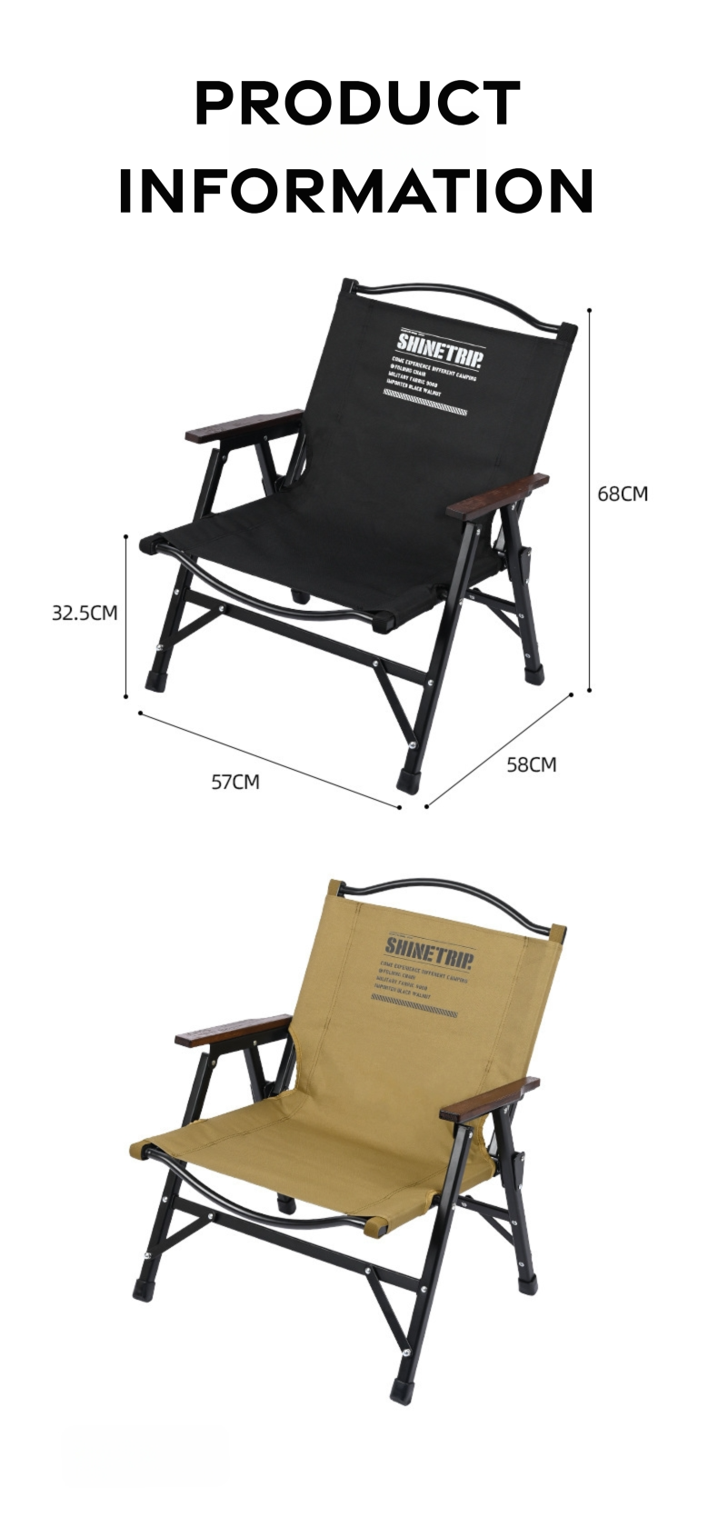 Kermit Foldable Camping Chair detail image