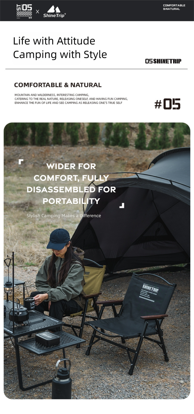 Kermit Foldable Camping Chair detail image