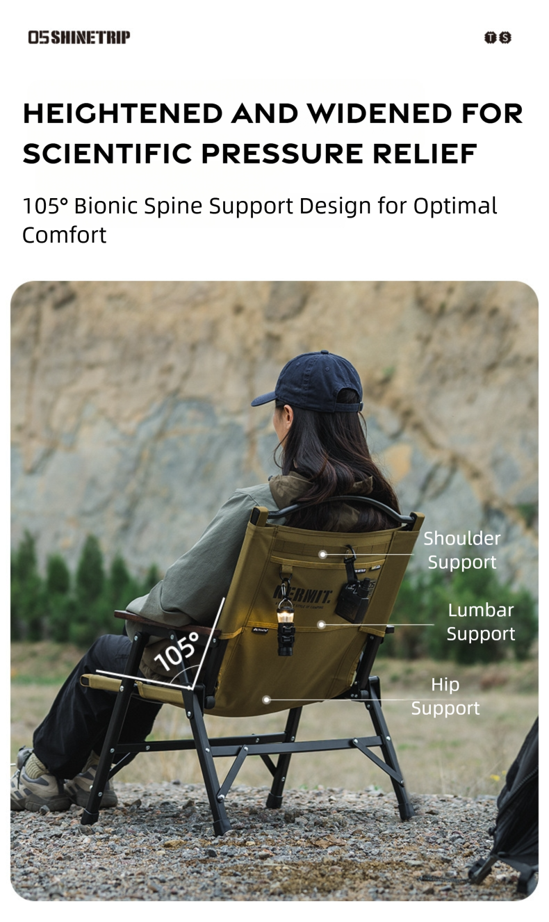 Kermit Foldable Camping Chair detail image