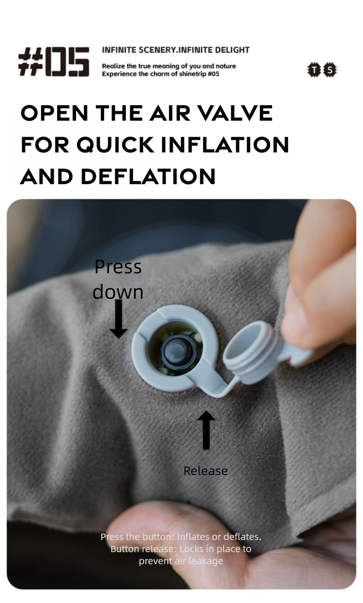Inflatable Camping Pillow detail image